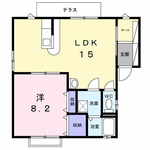 メゾンみやびＢ 間取り