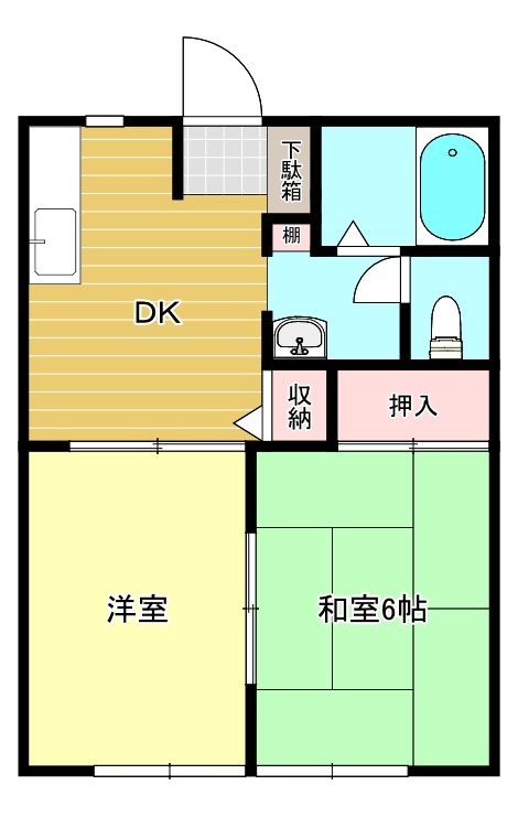 ハイツすずらん 間取り