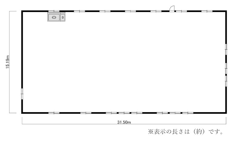 出石町内町貸店舗 間取り