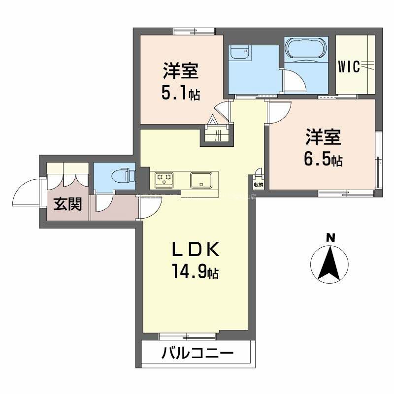 シャーメゾン英和 間取り