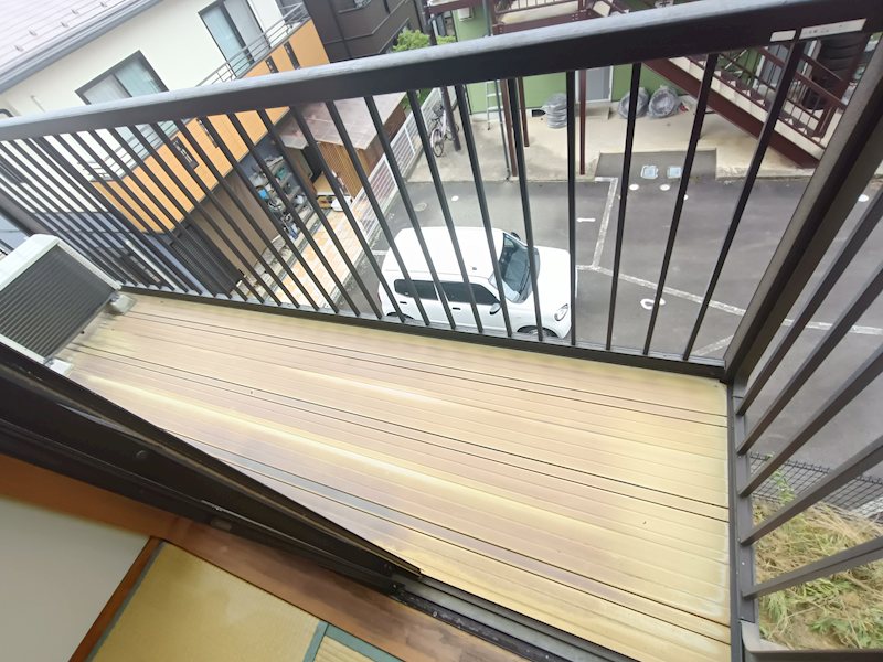 ウイズはかざ ベランダ