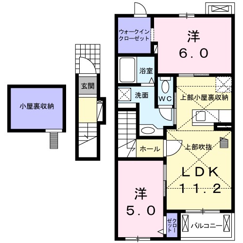ラポール　Ｂ 間取り