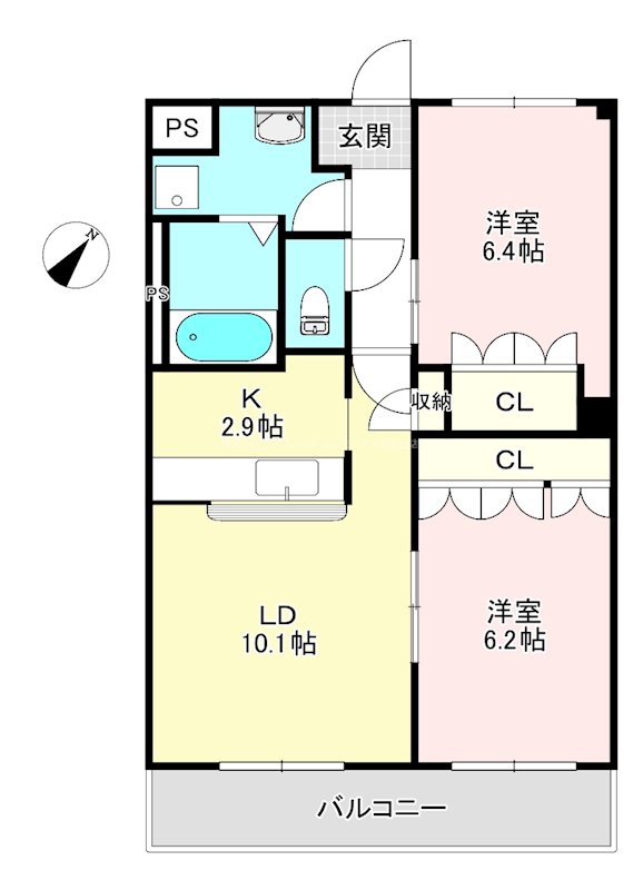 グランデール湯原 間取り