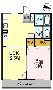 コーポアラモ 間取り