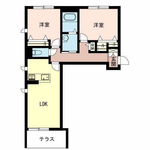 イースト　 間取り