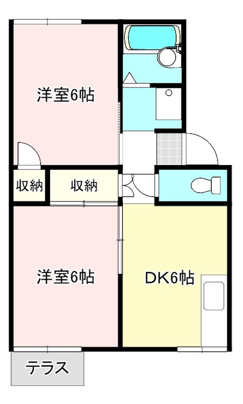 ダックコーポ植村Ⅱ 間取り