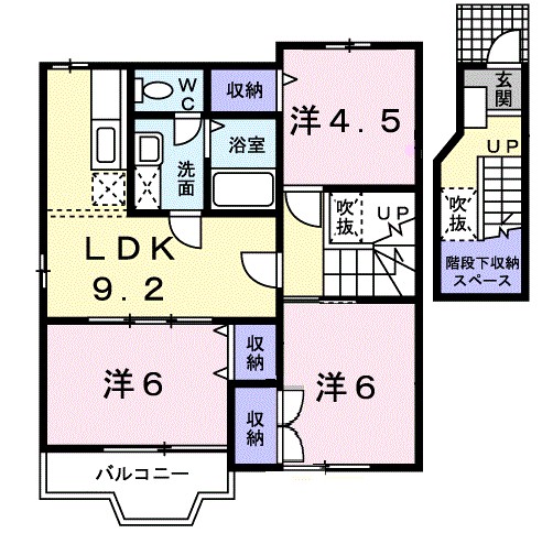 サンセールⅢ 間取り