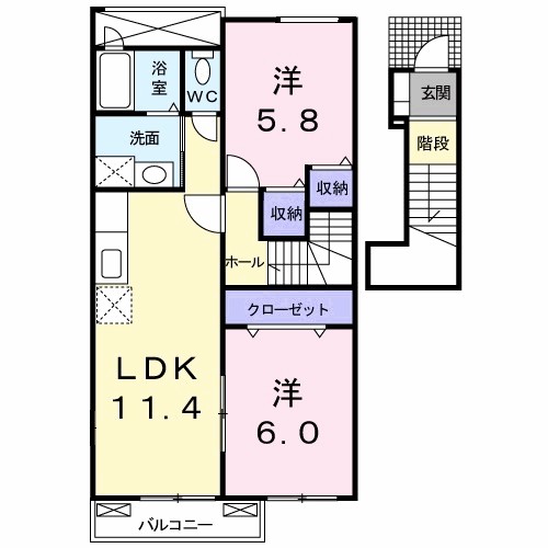アボンデーレＢ 間取り