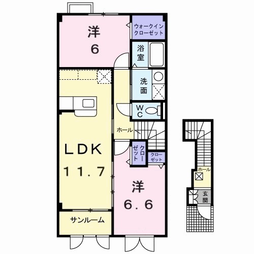 アバンツァートⅡ 間取り