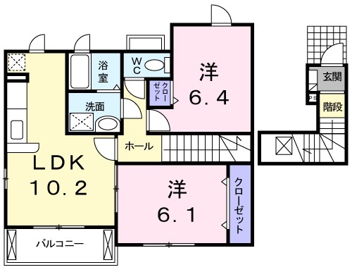 ＭＡＩＳＯＮ・ＳＯＬＥＩＬ 間取り