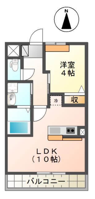 プランドール・KⅡ（prendre・KⅡ） 間取り