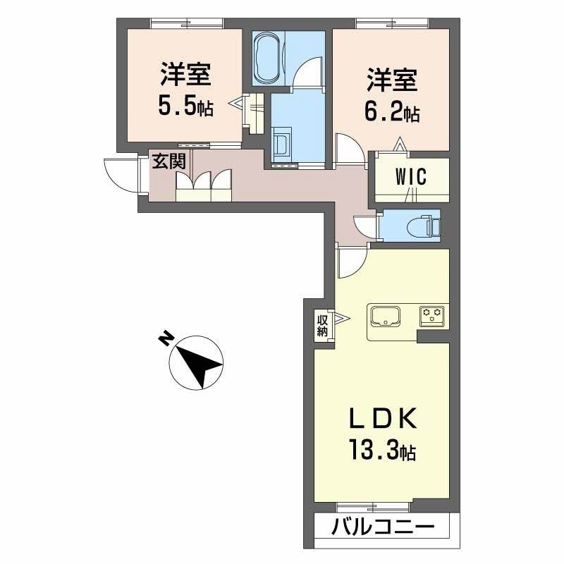 プエンテ　サツキ 間取り