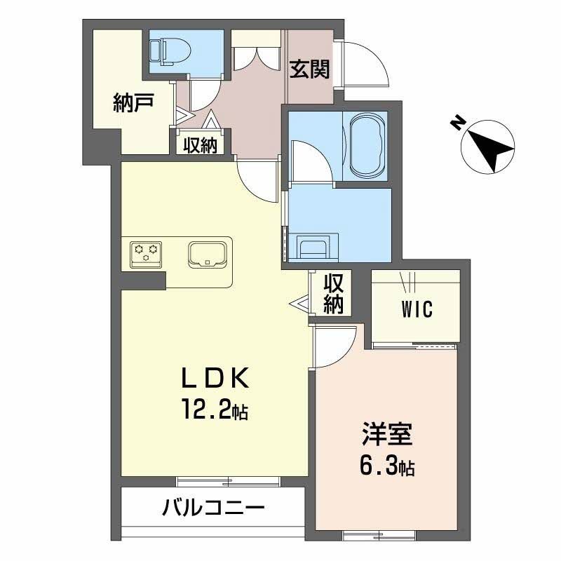 プエンテ　サツキ 間取り