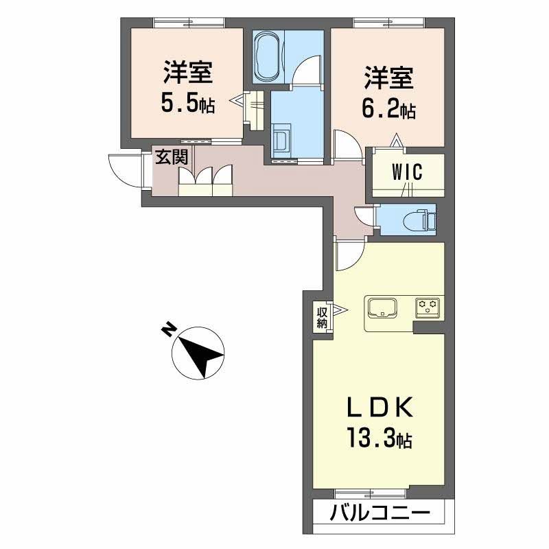 プエンテ　サツキ 間取り