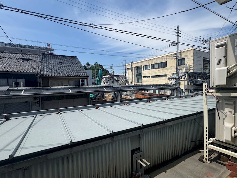 大開通りアパート 眺望