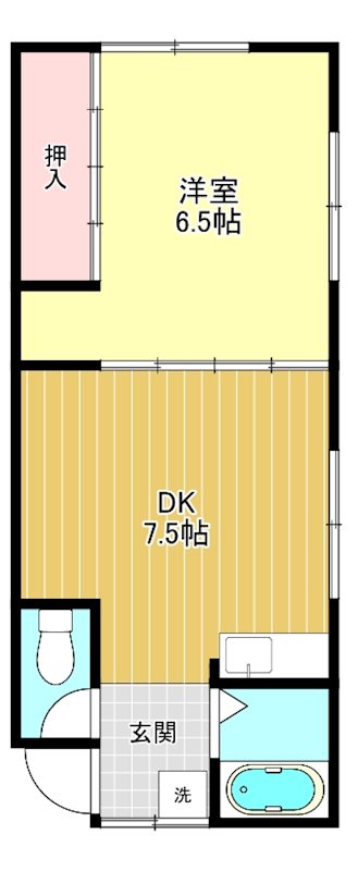 大開通りアパート 間取り