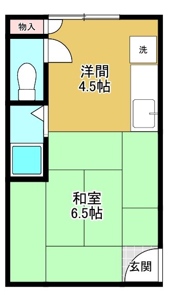 大開通りアパート 間取り