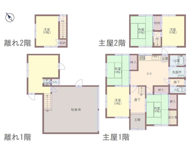 天田貸家 間取り