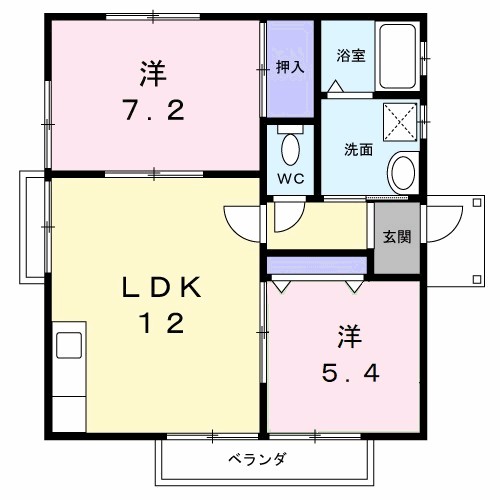 メゾンみやびＤ 間取り