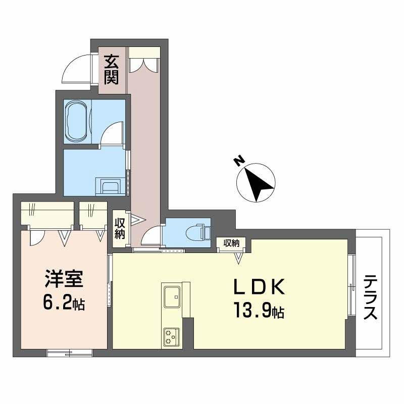 シャーメゾン　ミモザ 間取り
