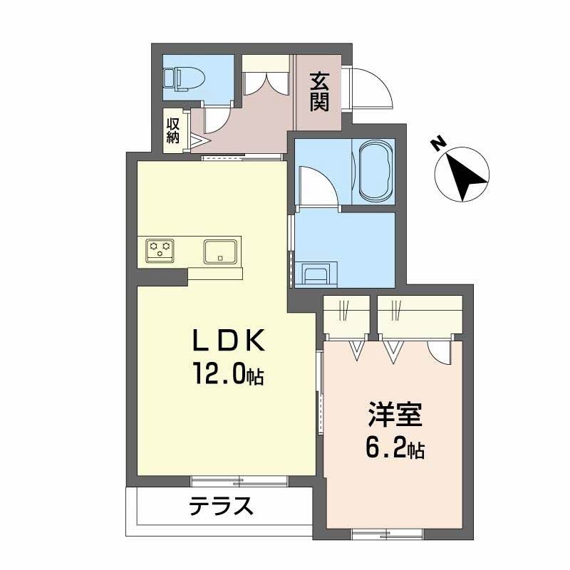 シャーメゾン　ミモザ 間取り