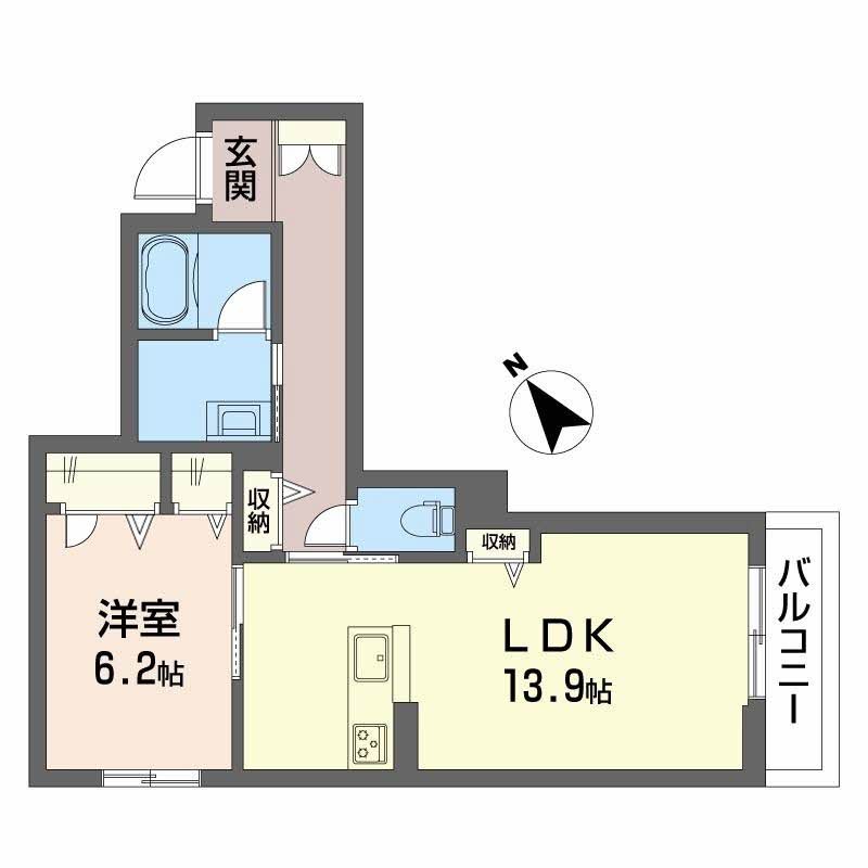 シャーメゾン　ミモザ 間取り