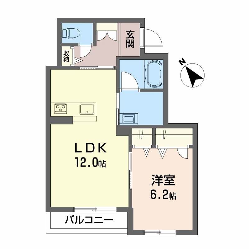 シャーメゾン　ミモザ 間取り