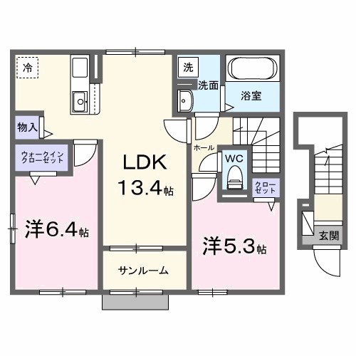 パイオニア　伏 間取り