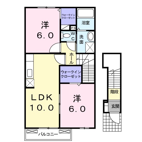アボンデーレＡ 間取り