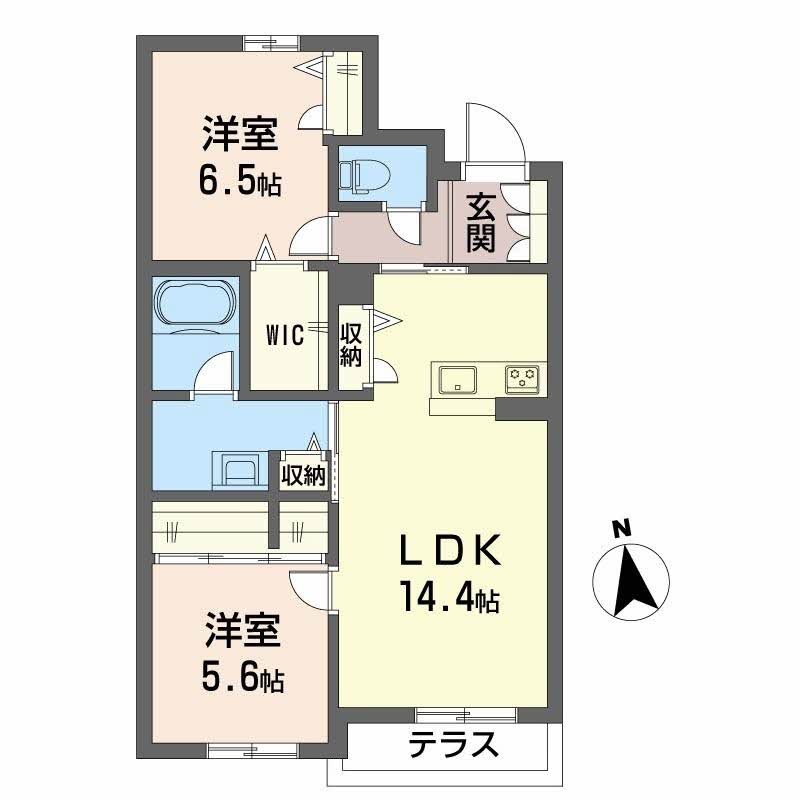 シャーメゾン　ルミナスコート 間取り