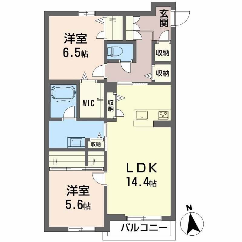 シャーメゾン　ルミナスコート 間取り