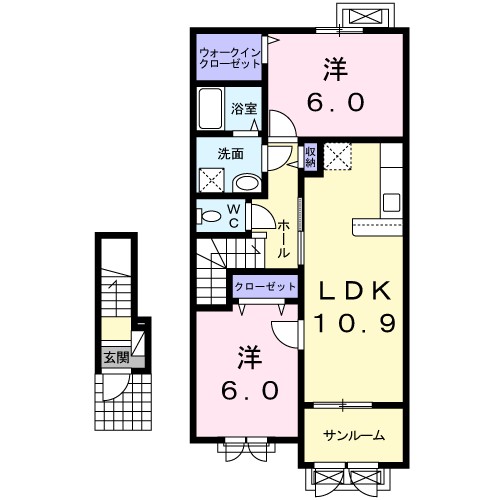 メゾン　パストラルⅡ 間取り