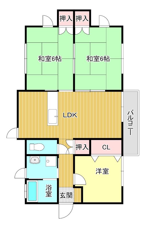 SUBURB　HOME　おおた2 間取り