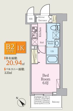 ＨＹ’ｓ　西横浜 間取り