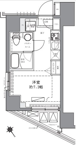 ＡＺＥＳＴ関内 間取り