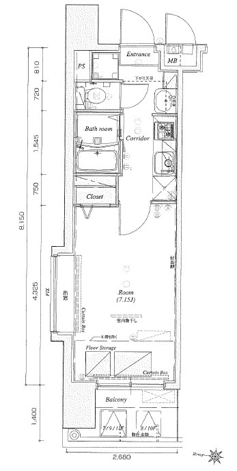 ヴェルト川口 間取り