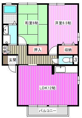 ラフィーネ結崎B 間取り