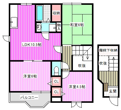クレストール三笠 間取り
