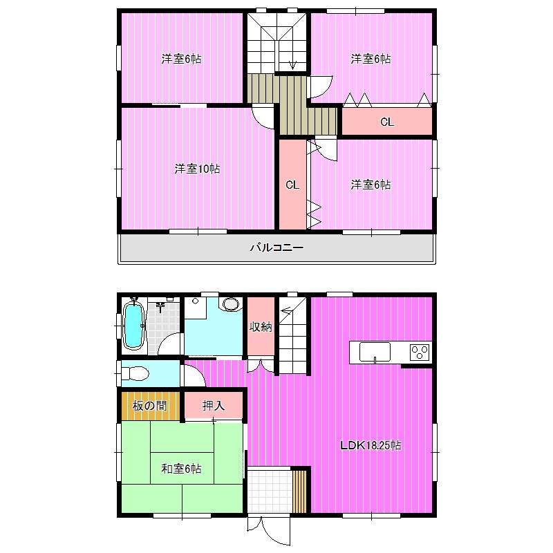 新町戸建 間取り