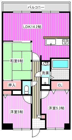 ソシア田原本 間取り