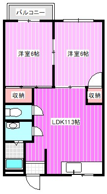 クリスタル２１ 間取り
