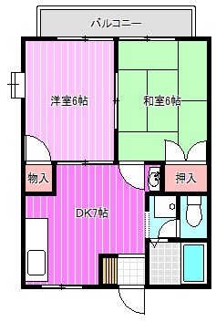 藤山ハイツⅢ 間取り
