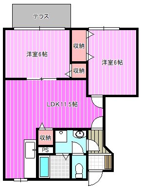 キャッスルB 間取り