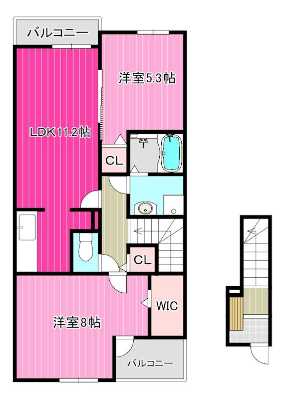 セレンディピティⅢ 間取り