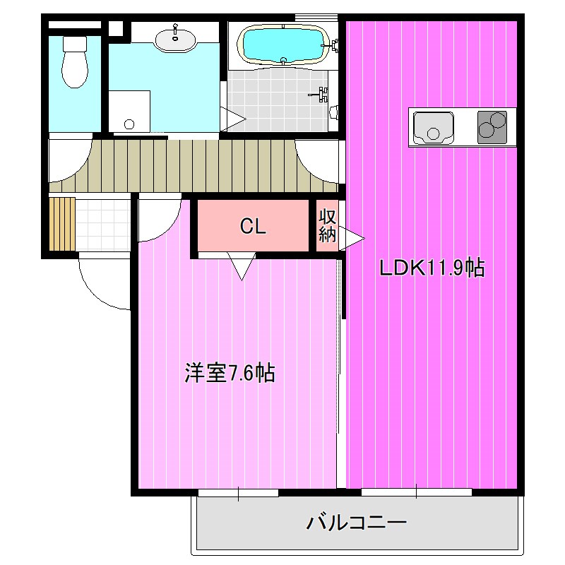 リガーレ大和　1番館 間取り