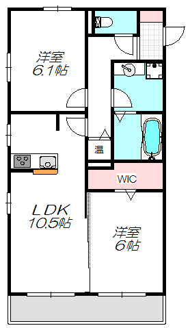 レバータ北通 間取り