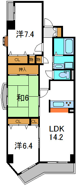 大阪府守口市大久保町２丁目 間取り