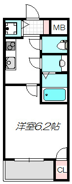 コテージ大日２ 間取り