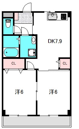 バンブス守口 間取り図