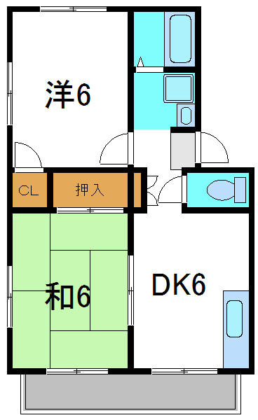 ガーデンハイツ小林2号 間取り